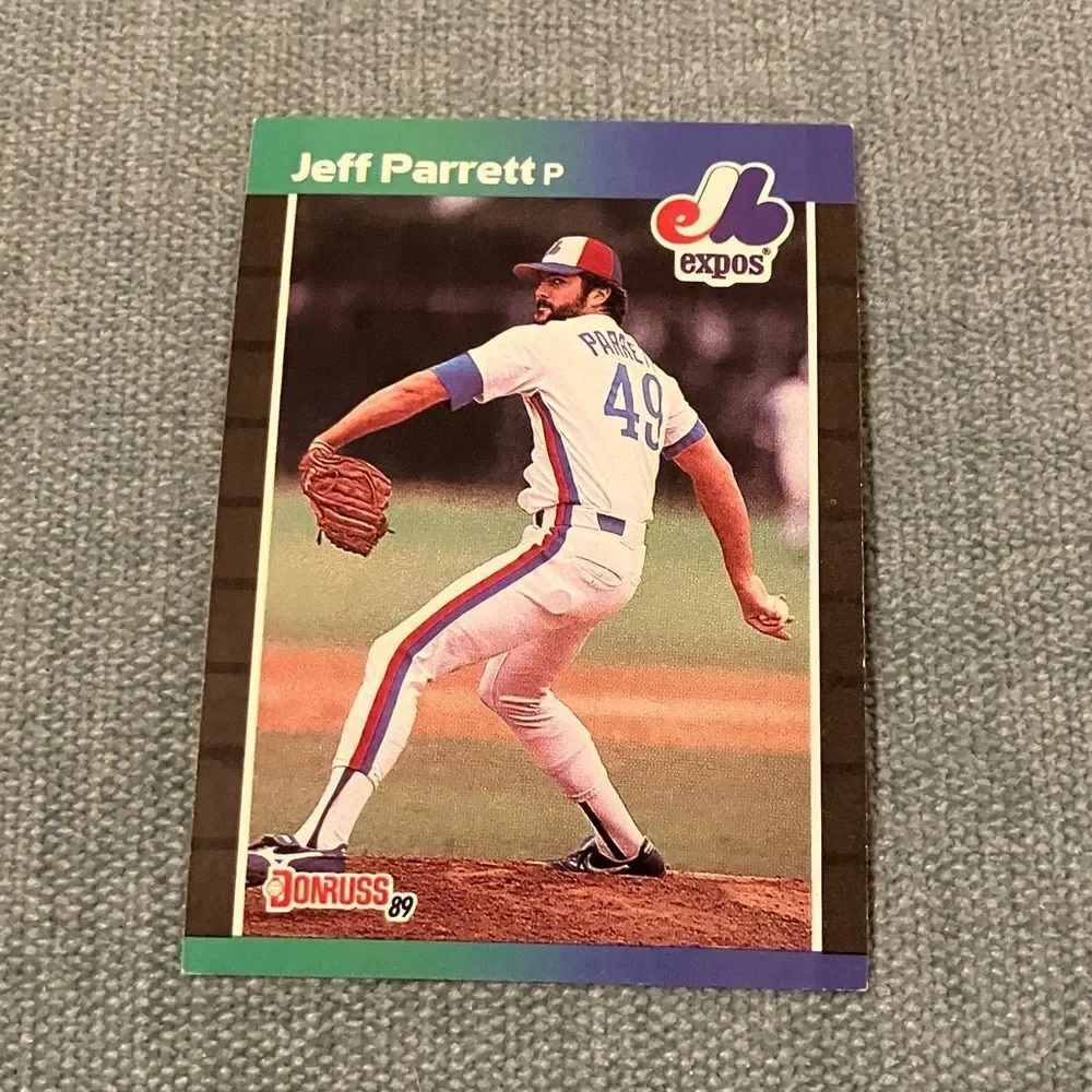 1989 Donruss Montreal Expos Baseball Card Trading Card